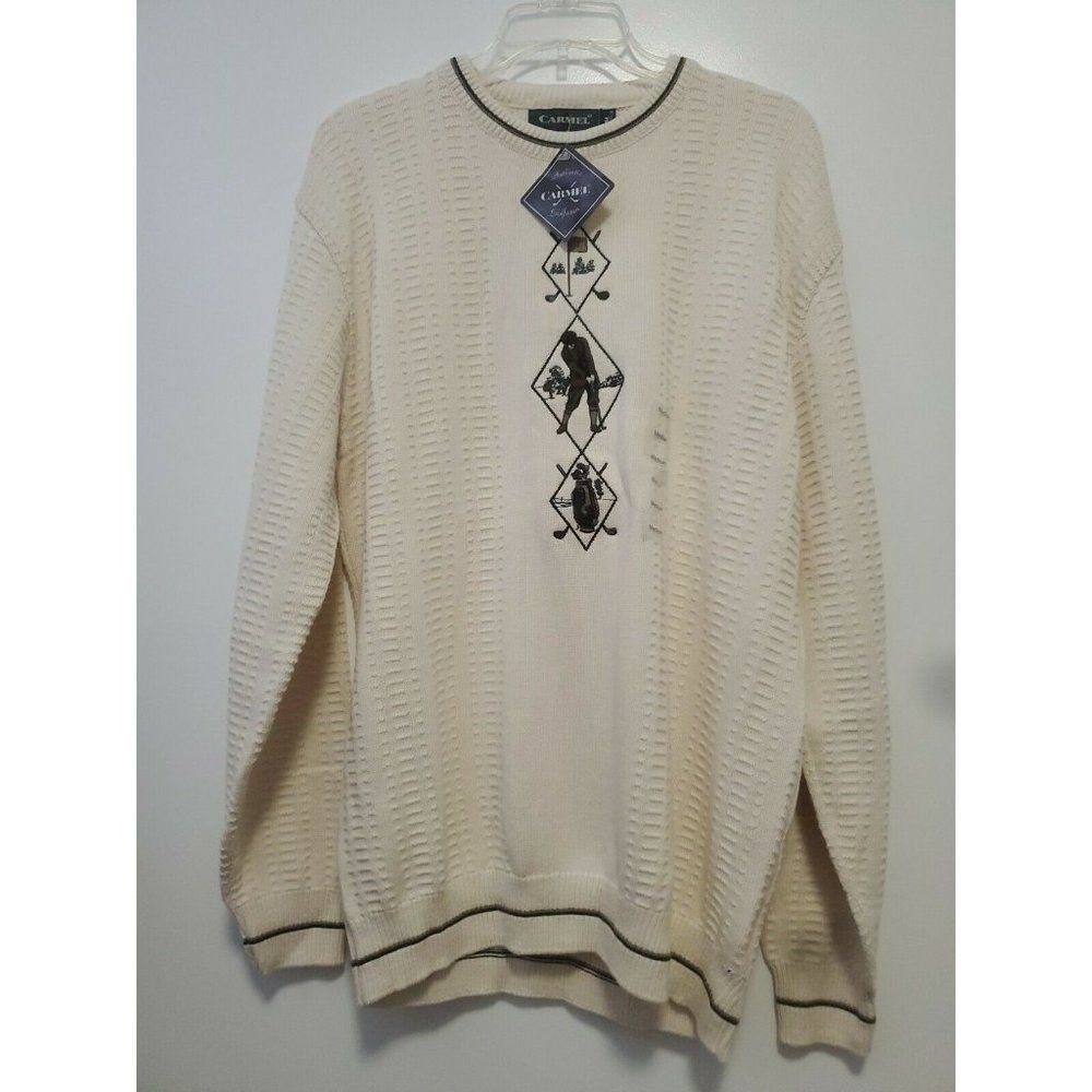 Vintage authentic carmel golfwear men's sweater